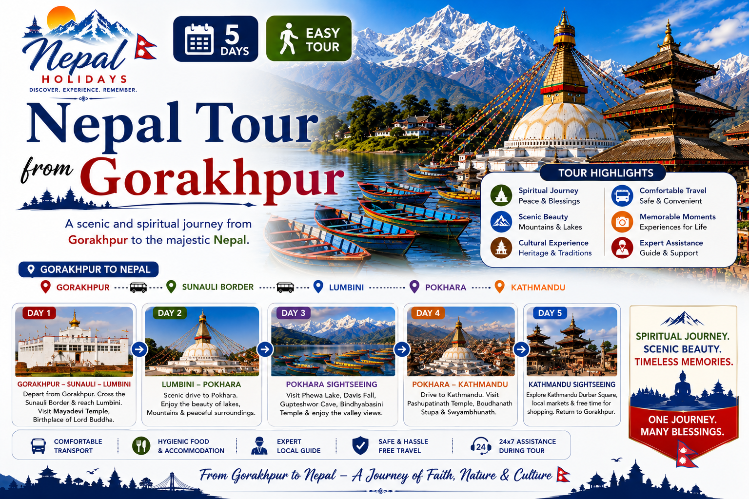 Nepal Tour from Gorakhpur